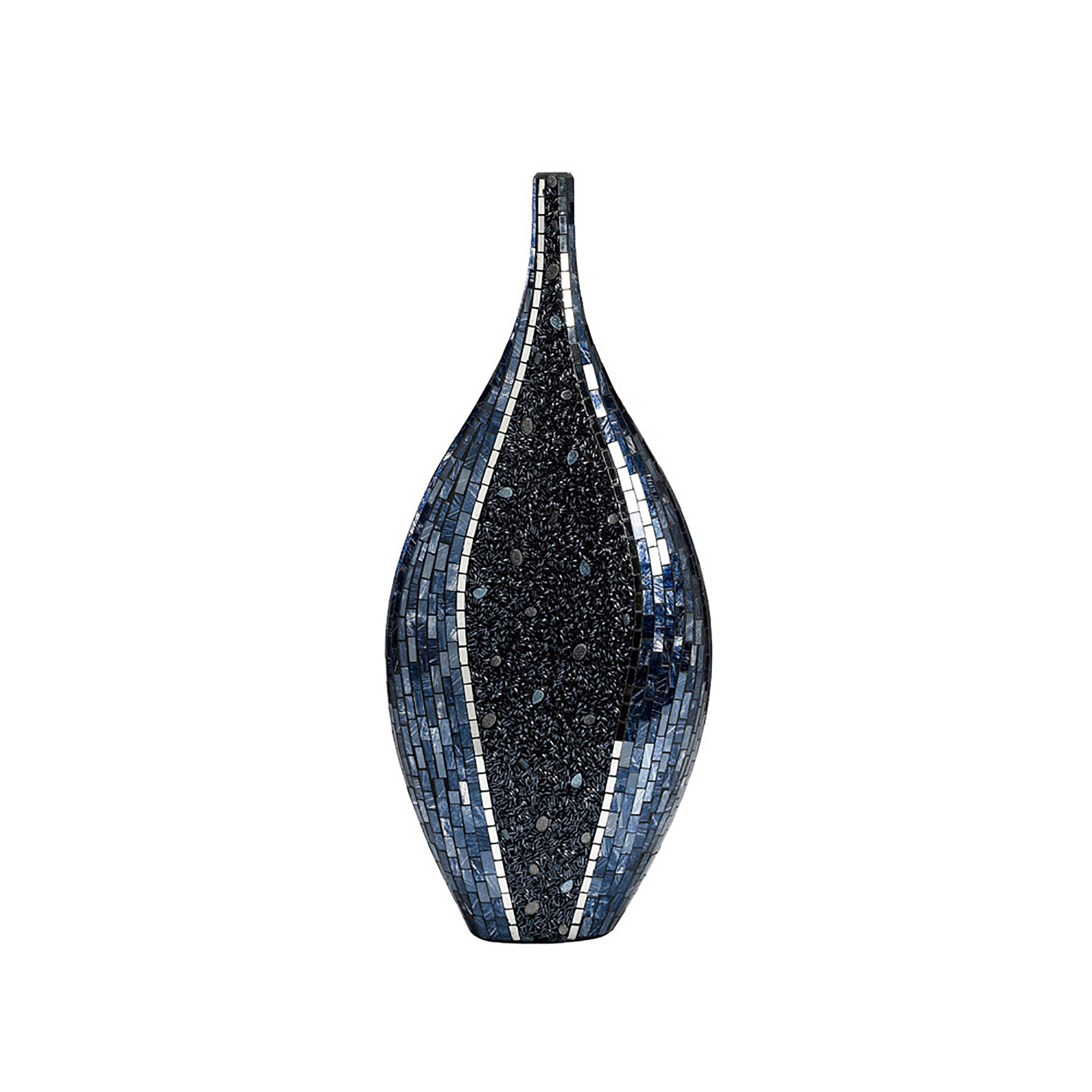 IL70251  Sapphire Mosaic Vase Tall